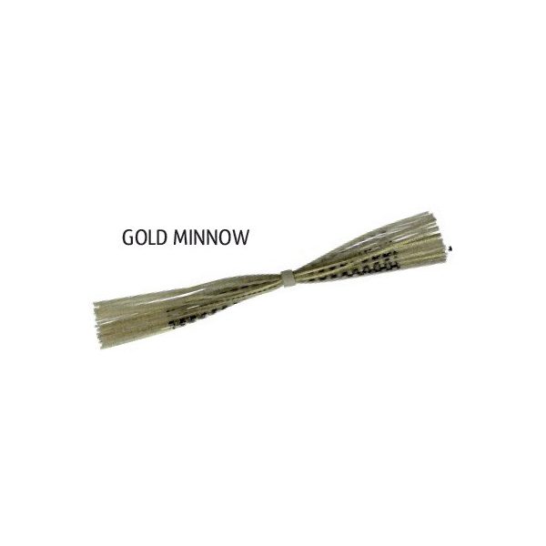 Rapture Spare Skirt Spinner & Jig Gold Minnow Rubber Skirt Plastic Bait