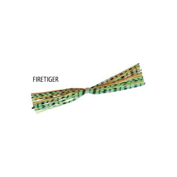 Rapture Spare Skirt Spinner & Jig Firetiger Rubber Skirt Plastic Bait