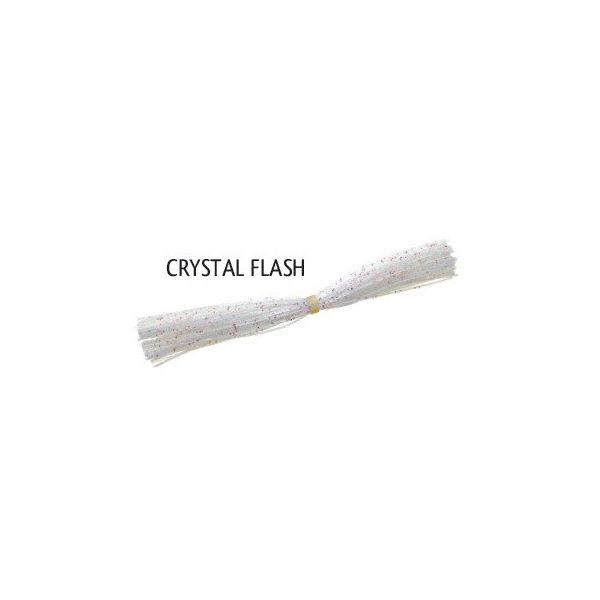 Rapture Spare Skirt Spinner & Jig Crystal Flash Rubber Skirt Plastic Bait