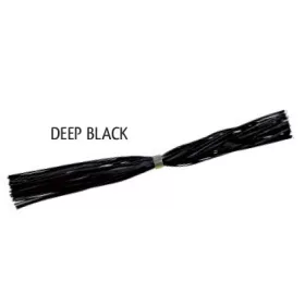   Rapture Spare Skirt Spinner & Jig Deep Black Rubber Skirt Plastic Lure