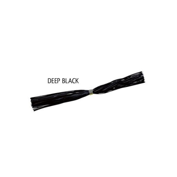 Rapture Spare Skirt Spinner & Jig Deep Black Rubber Skirt Plastic Bait