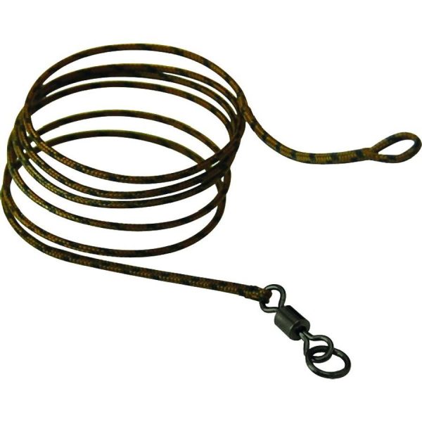 K-Karp DT Uni Link Link SW 90cm Brown Leaded Forks with Swivel 2pcs