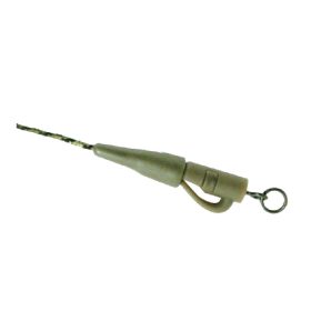   K-Karp DT XTR Clip 90cm Green Leadcore Leader with Quick Clip 2pcs