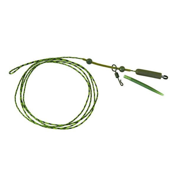 K-Karp DT Heli Rig 90cm Green Leadfree Rod with Safety Hook 2pcs