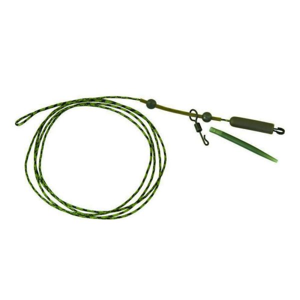 K-Karp DT Heli Rig 90cm Brown Leadfree Rod with Safety Hook 2pcs