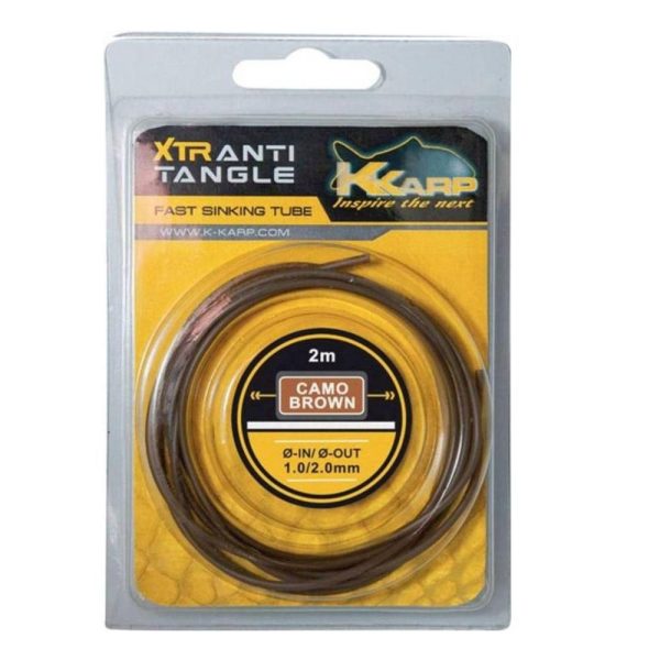 K-Karp XTR Sinking Tube Brown 1,0-2,0mm Anti-sinking 2m