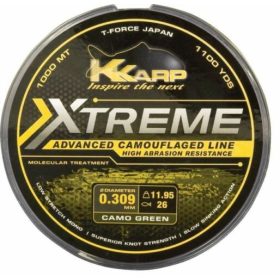   K-Karp Extreme Camo Gravel 1000m 0.28mm Monofilament Mainline