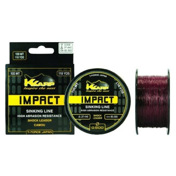 K-Karp Impact Shock Leader 100m 0.50mm Monofilament Mainline