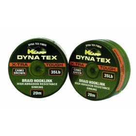 K-Karp Xtra Tough 20m 45lb Camo Green Braided Leader Line
