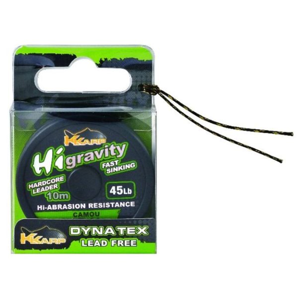 K-Karp Dyna Tex Hi-Gravity 10m 20.39kg Camou Leader Line