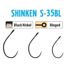   Trabucco Shinken Hooks S-35BL BN #4 Barbless Hook for Spinners 10pcs