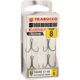 Trabucco Shinken ST-46 BN #6 Treble Hook 6pcs
