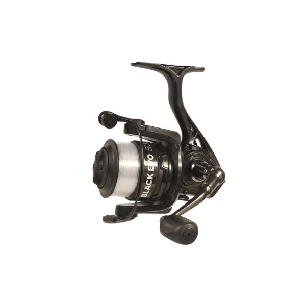 Wizard Black EVO 3000 Spinning Front Drag Reel with Monofilament Line