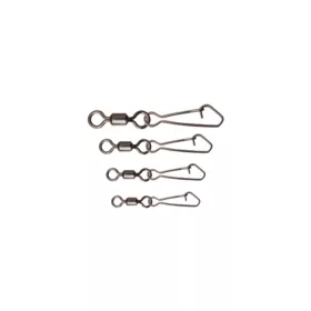 Cralusso Hooked snap swivel size 07 (12 pcs/pack)
