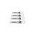 Cralusso Double rotating safety catch (6pcs/cs) 6