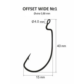 DS Offset wide No. 1. (4pcs/pack)