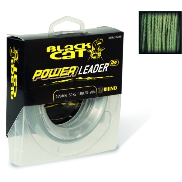 Black Cat Power Leader 20M 80Kg,176Lbs O1,00Mm
