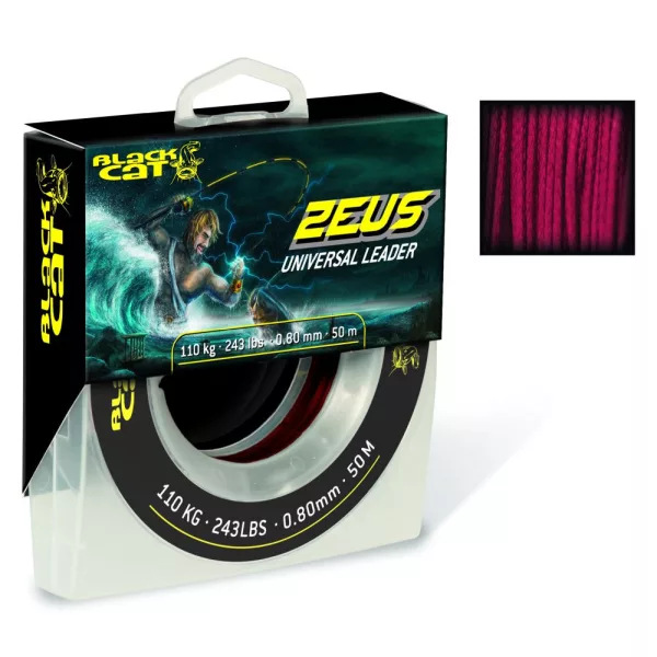 Black Cat Zeus Universal Leader 50M 110Kg Red O0,80Mm