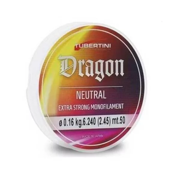 Dragon Neutral Monofil Leader Line - 0.25 - 50m