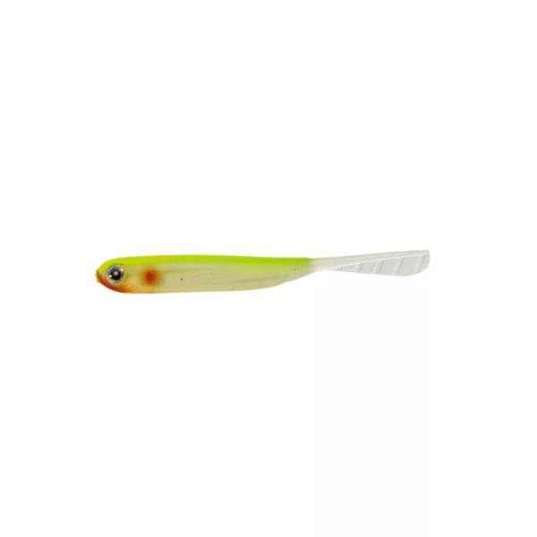 Tiemco PDL Super Livingfish 7.6cm 20 Crystal Chartreuse Soft Bait 7pcs