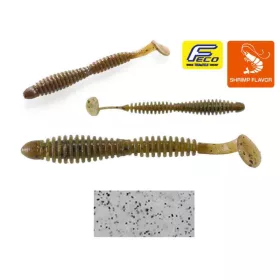   Tiemco Locoism Flexy Shad 7,6cm #161 Whitefish SP Plastic Lure 9db