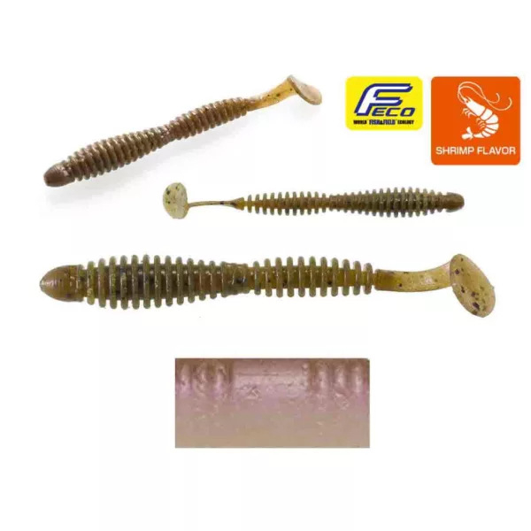 Tiemco Locoism Flexy Shad 7,6cm #226 Purple Smelt Plastic Lure 7 Pcs
