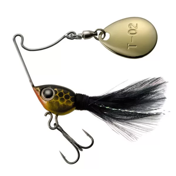 Tiemco Necromancer 6.5gr 4.5cm 02 Holo Gold Black Spinnerbait