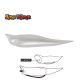 Tiemco Jerky Popper Eco 8,3cm 6gr 01 Pearl White Plastic Lure 3 pcs