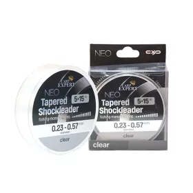   Carp Expert Neo Tapered Shock Leader Transparent 0.33-0.57mm Leader Line 5x15m