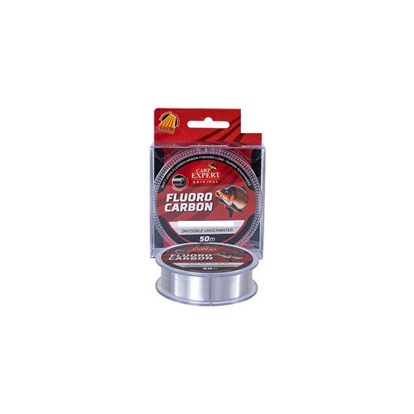 Hooklink Carp Expert Fluorocarbon, Transparent, 50M, 0,30Mm