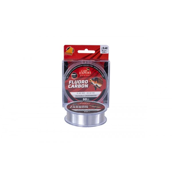 Hooklink Carp Expert Fluorocarbon, Transparent, 50M, 0,35Mm