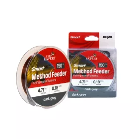  Carp Expert Smart Method Feeder Dark Grey 0.18mm Monofil Mainline 150m