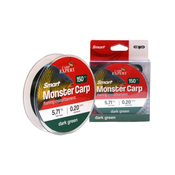 Carp Expert Smart Monster Carp Dark Green 0.40mm Monofil Mainline 150m