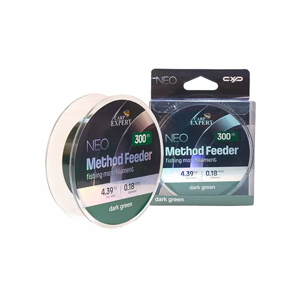 Carp Expert Neo Method Feeder Dark Green 0.25mm Monofilament Main Line 300m