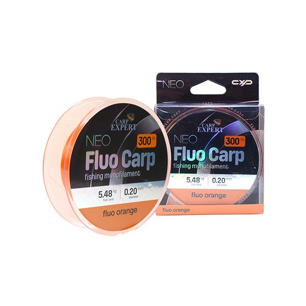 Carp Expert Neo Fluo Carp Fluo Orange 0.30mm Monofilament Main Line 300m