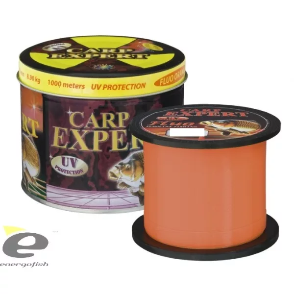 Line Carp Expert UV Fluo Orange 0.40mm 1000M Metal Box