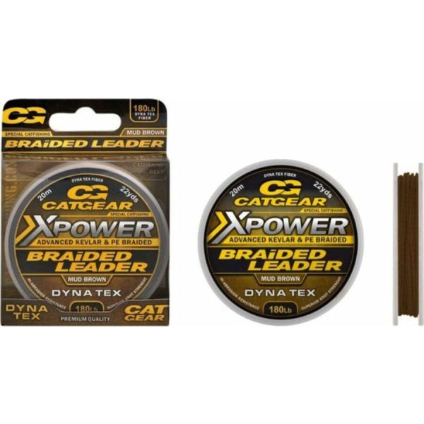 Catgear Xpower Braided Leader 15m 280lb Leader Line
