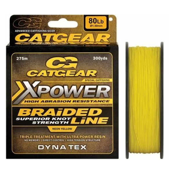 Catgear XPower Braided 275m 0.47mm Braided Main Line