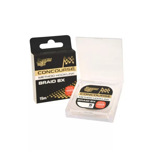 Benzár Concourse Braided Hooklink 15m 0,04mm
