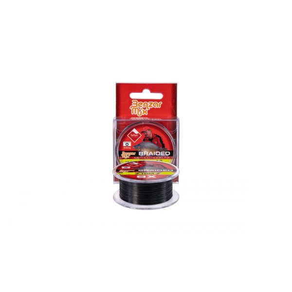 Hooklink Braid Benzar Mix Braided Method Teflon, Black, 10M, 06Mm