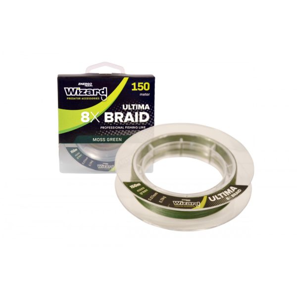 Wizard Ultima 8X Braid Moss Green 0,40mm 300m Braided Main Line