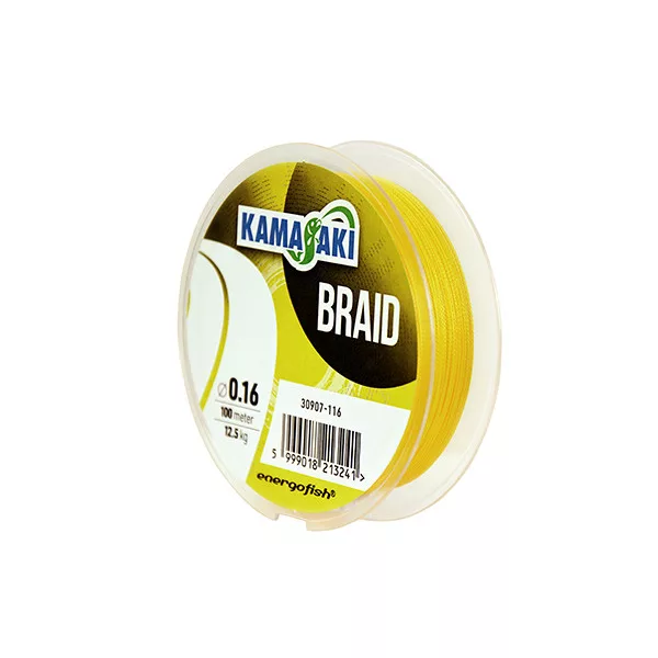 Kamasaki Braid Yellow 0.14mm 100m Braided Main Line