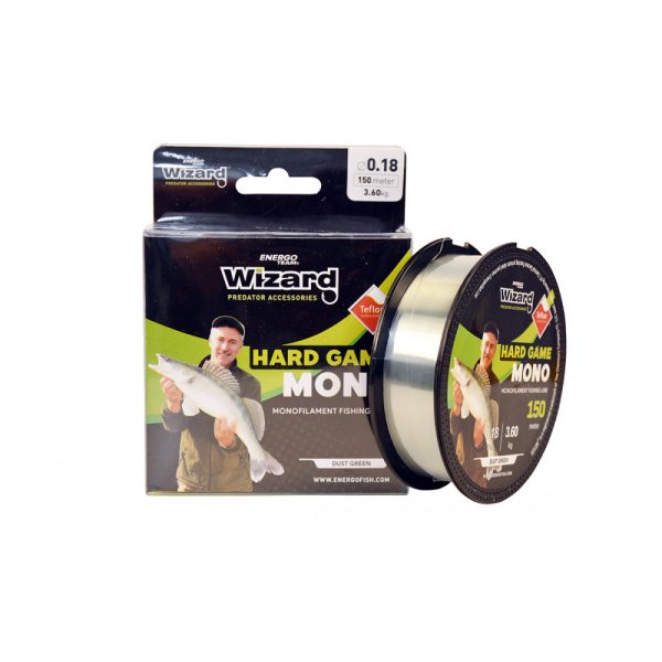 Wizard Hard Game Mono 0.18mm 150m Monofilament tippet main line