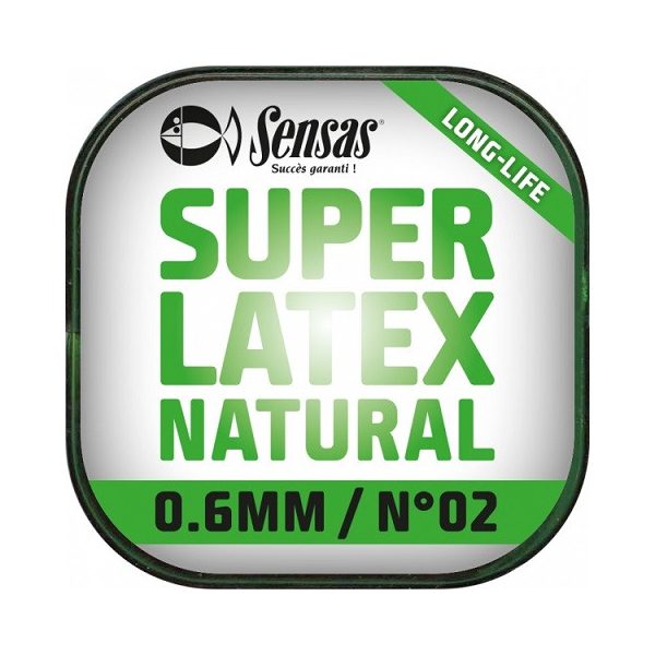 Sensas Super Latex Natural 1,2mm 6m Solid Rubber