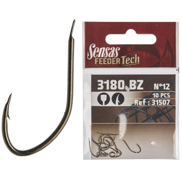Sensas Feeling Feeder-Tech 3180 10 Bearded Feeder Hook 10pcs