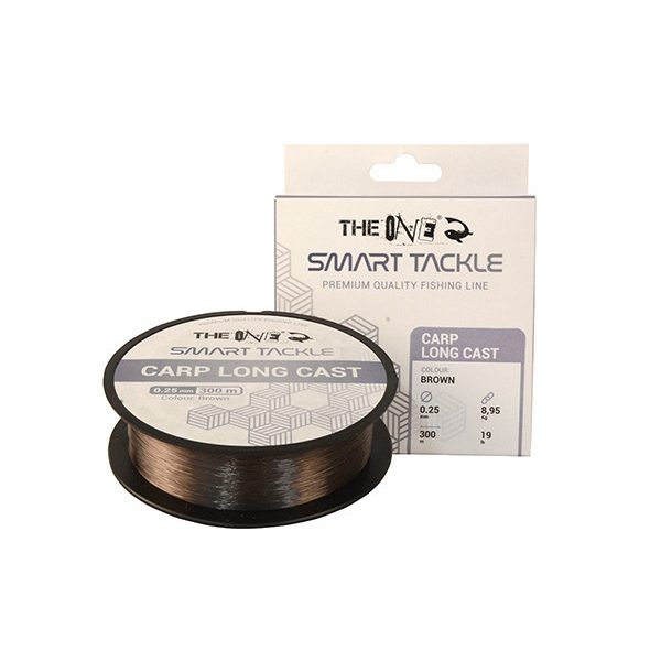 The One Carp Long Cast Brown 300m 0.25mm Monofilament Mainline