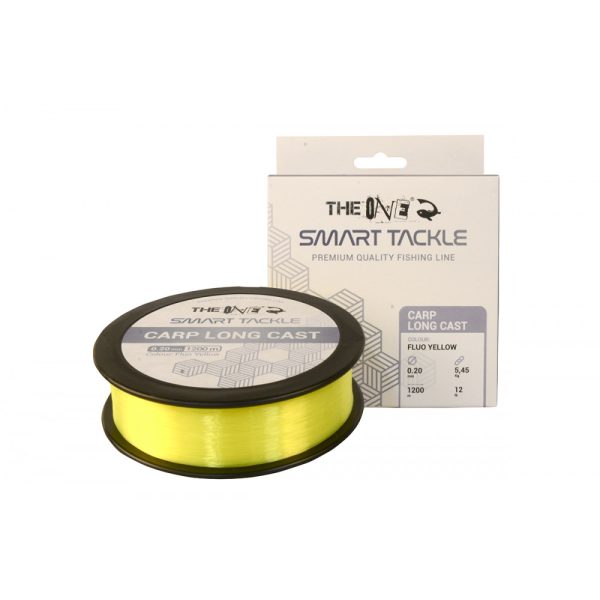 The One Carp Long Cast Fluo Yellow 1200m 0.20mm Monofilament Mainline