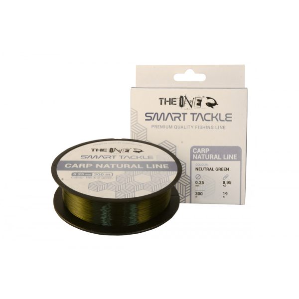 The One Carp Natural Line Neutral Green 300m 0.25mm Monofilament Main Line