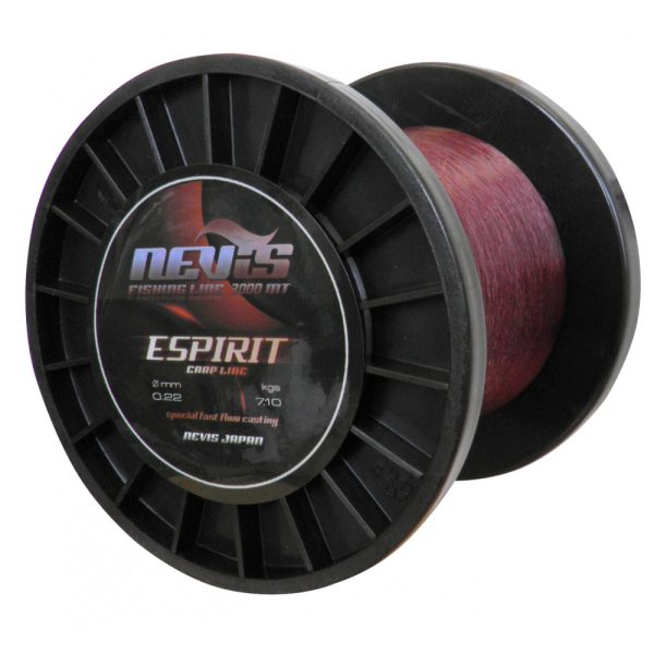 Nevis Espirit 3000m 0.20mm Monofilament mainline-Bordeaux