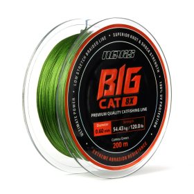 Nevis Big Cat 200m 0.80mm Braided main line - Green
